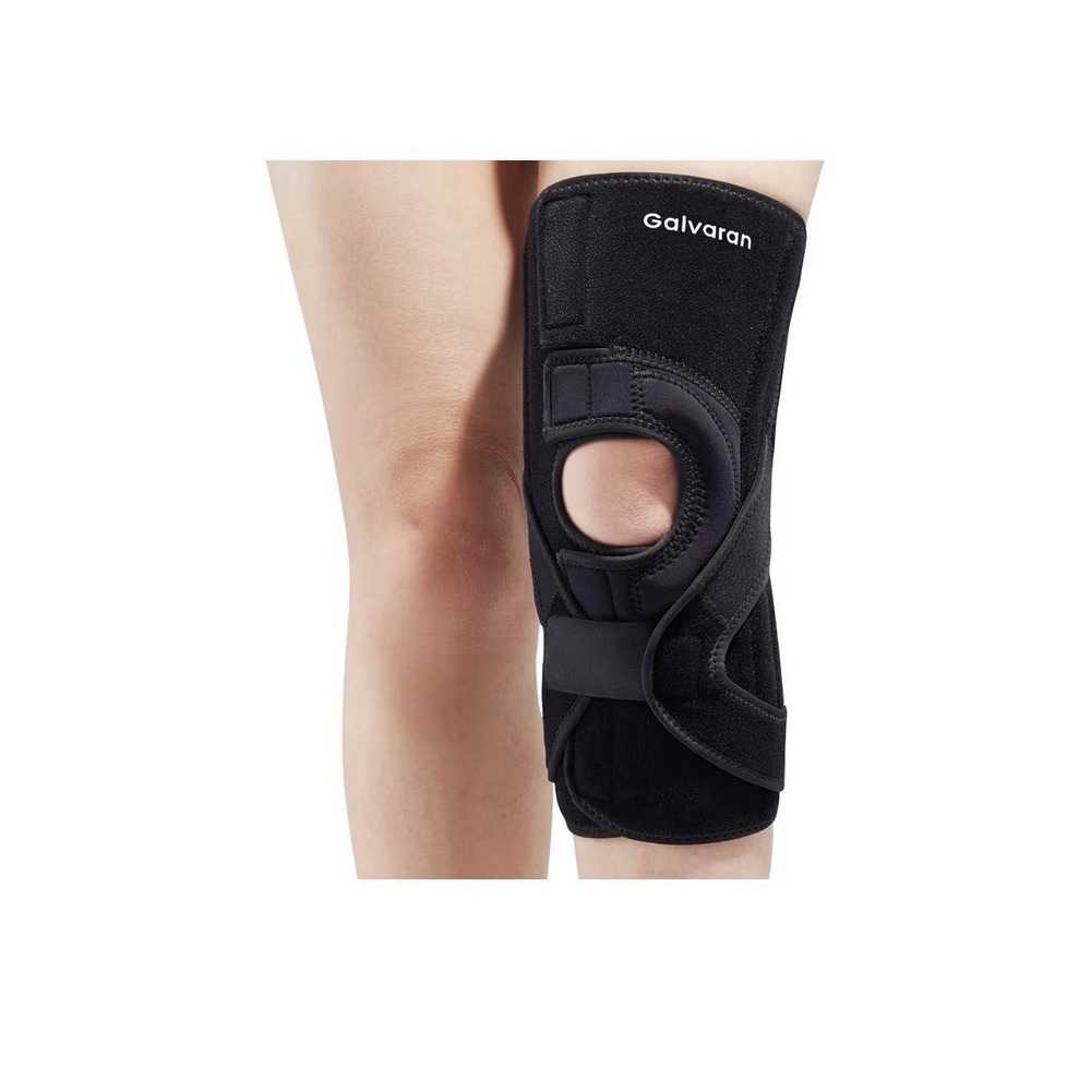 Galvaran Knee Brace Black Medium Right ACL MCL Meniscus Tear Stabilize Support